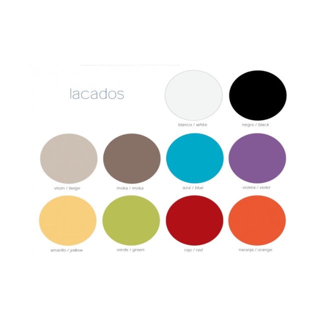 Percha de pared mod. 248, 4 colgadores varios colores a elegir 10  cm(alto)44 cm(ancho)4 cm(largo) Color CENIZA