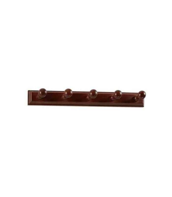 Percha mod. 135 de pared clasica 5 colgadores varios colores a elegir 7 cm(alto)62 cm(anch