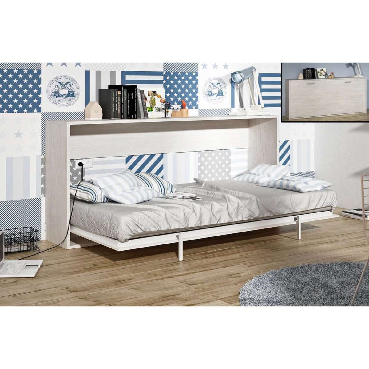 Cama abatible horizontal de 90 Medidas cama abatible Para colchón