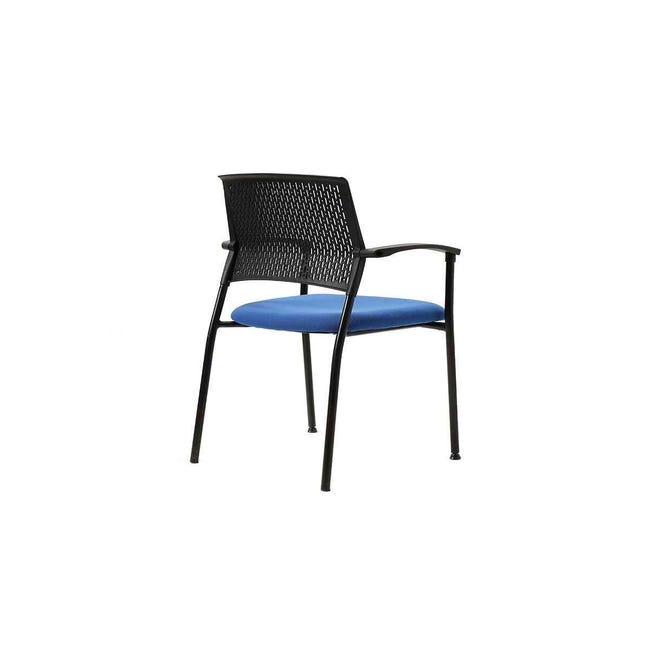4 sillas Kler silla de comedor en polipropileno azul Pack 4 sillas