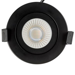 Trio Zagros spot LED encastrable 5,5W dimmable noir