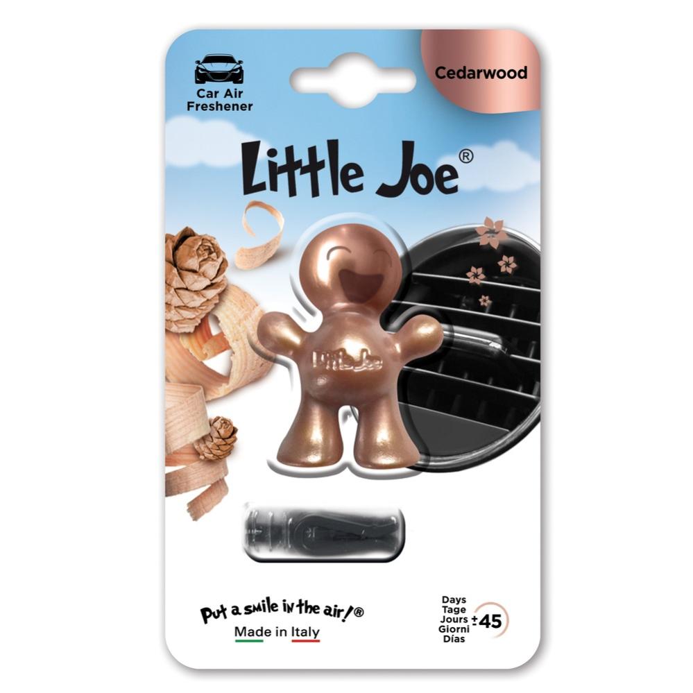 LITTLE JOE Luchtverfrisser voor auto, vanille, figuur voor bevestiging op de beluchter, geel