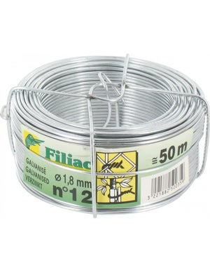 Fil inox 18/10 Filiac - Longueur 50 m - Diamètre 0,8 mm