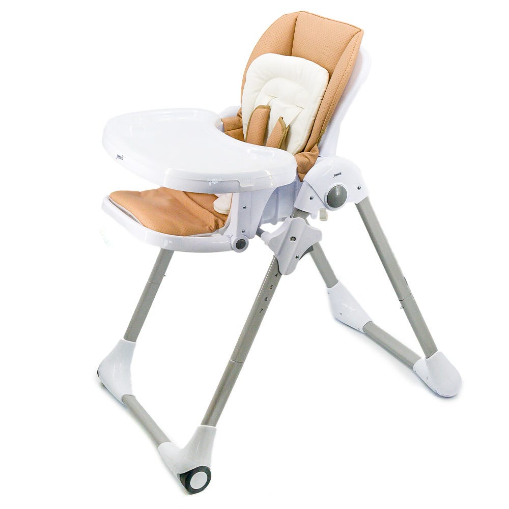Chaise haute evolutive pliable et reglable pour bebe et enfant Youpala  Sonora Couleur - Beige