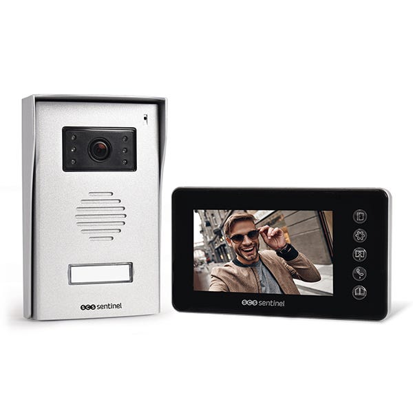 Interphone Vidéo VISIODOOR 4-3+ , carillon vidéo pour sécuriser votre entrée