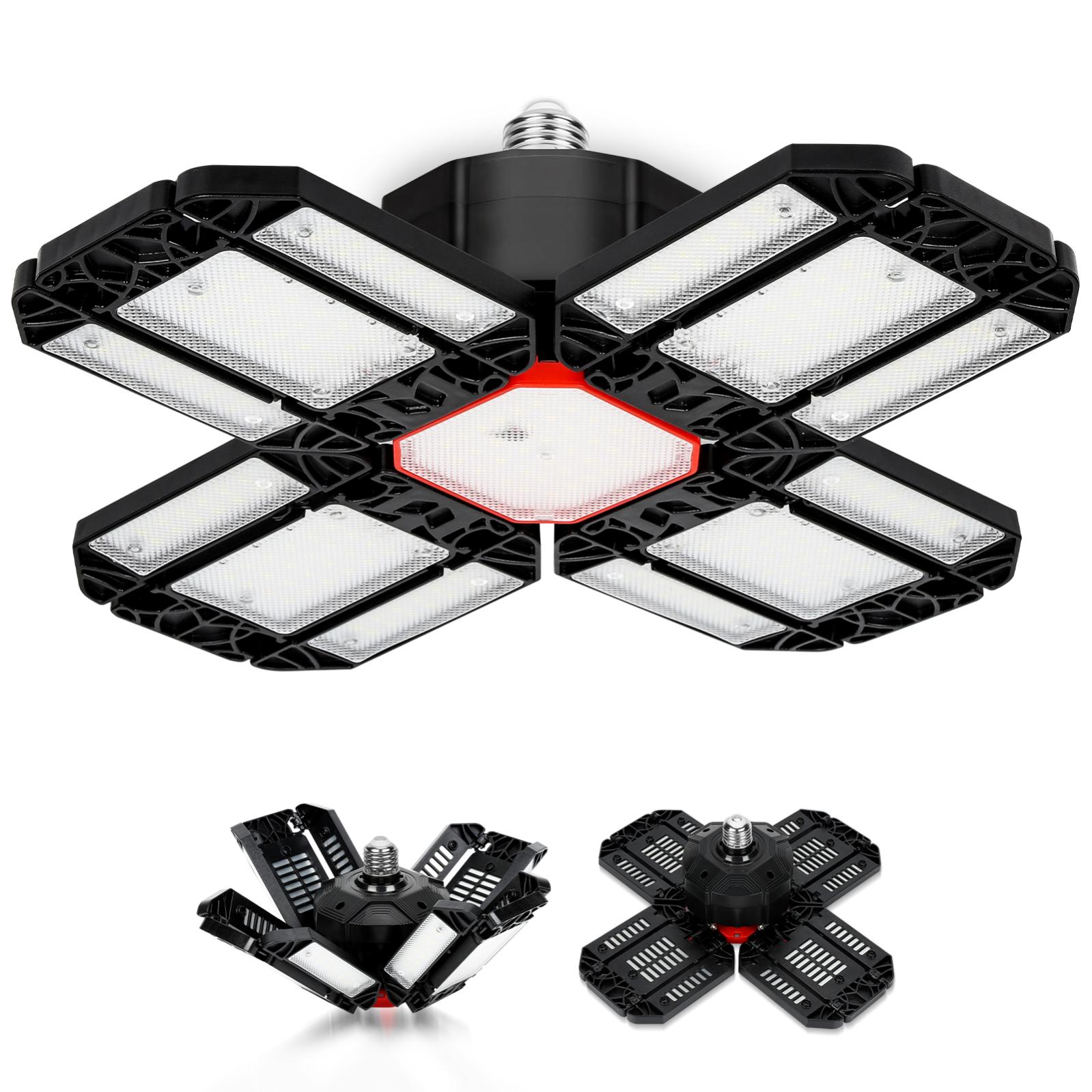 Lampe LED Atelier 200W - 20000 Lumens, IP20, Pour Garage Ou Extérieur, Couleur Argentée