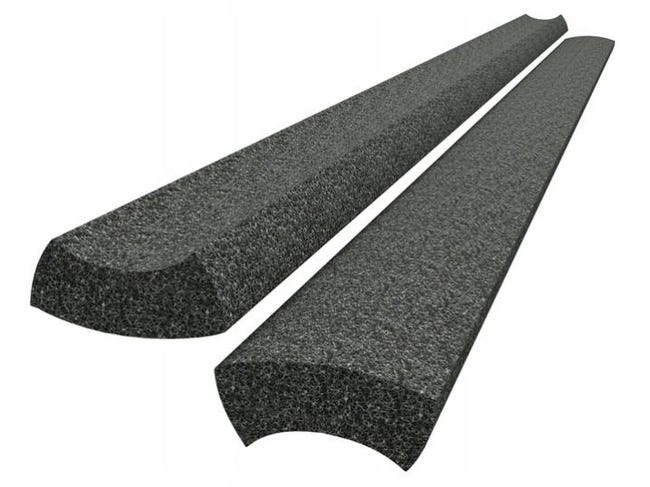 Lot 8 Filtres Gouttière 150mm Optimum - 10m Protection Anti-Feuilles Et Aiguilles, Mousse Universelle Noire
