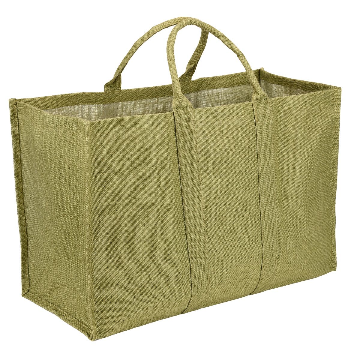 Sac Buches Toile de Jute 65x40cm 72L Vert