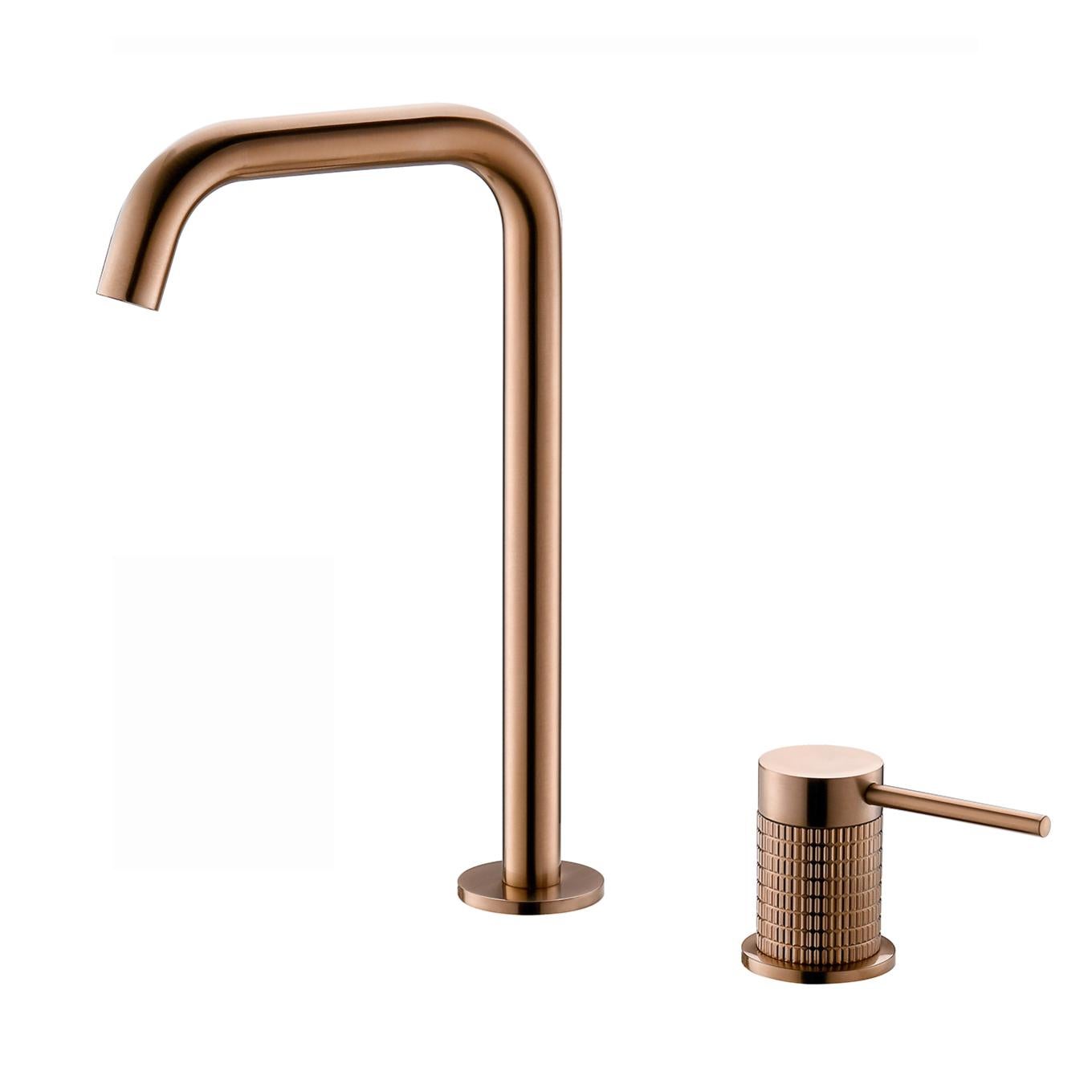 ZYCDP Rubinetto Lavabo Vintage, Rubinetto Bagno Lavabo Ottone, Miscelatore Rubinetto Per Lavabo Bagno Con Due Maniglie, Tre Fori, Miscelatore Bagno Con Acqua Calda E Fredda, Oro - 4