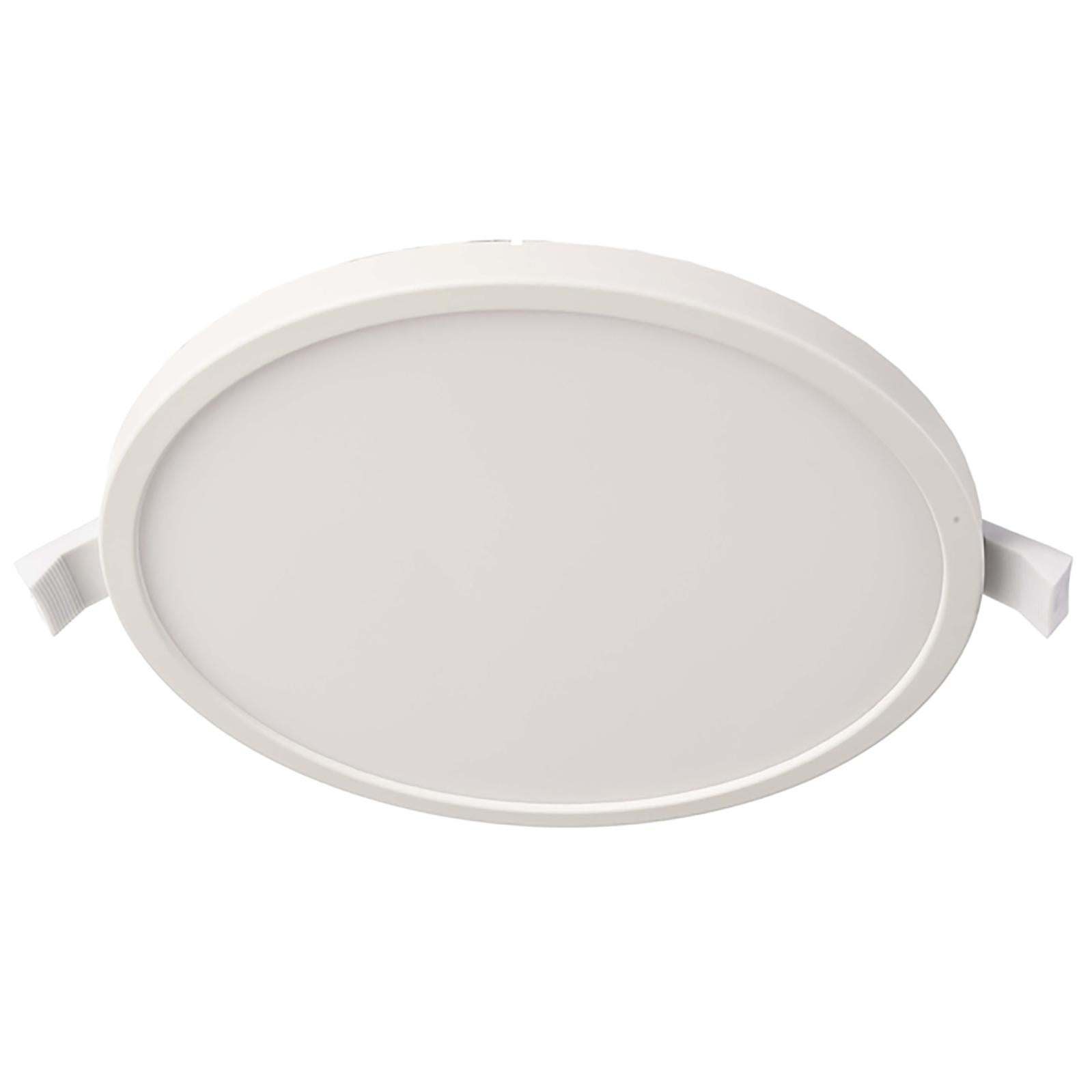 Faretto incasso LED 8W GU10 bianco tondo 70mm moderno