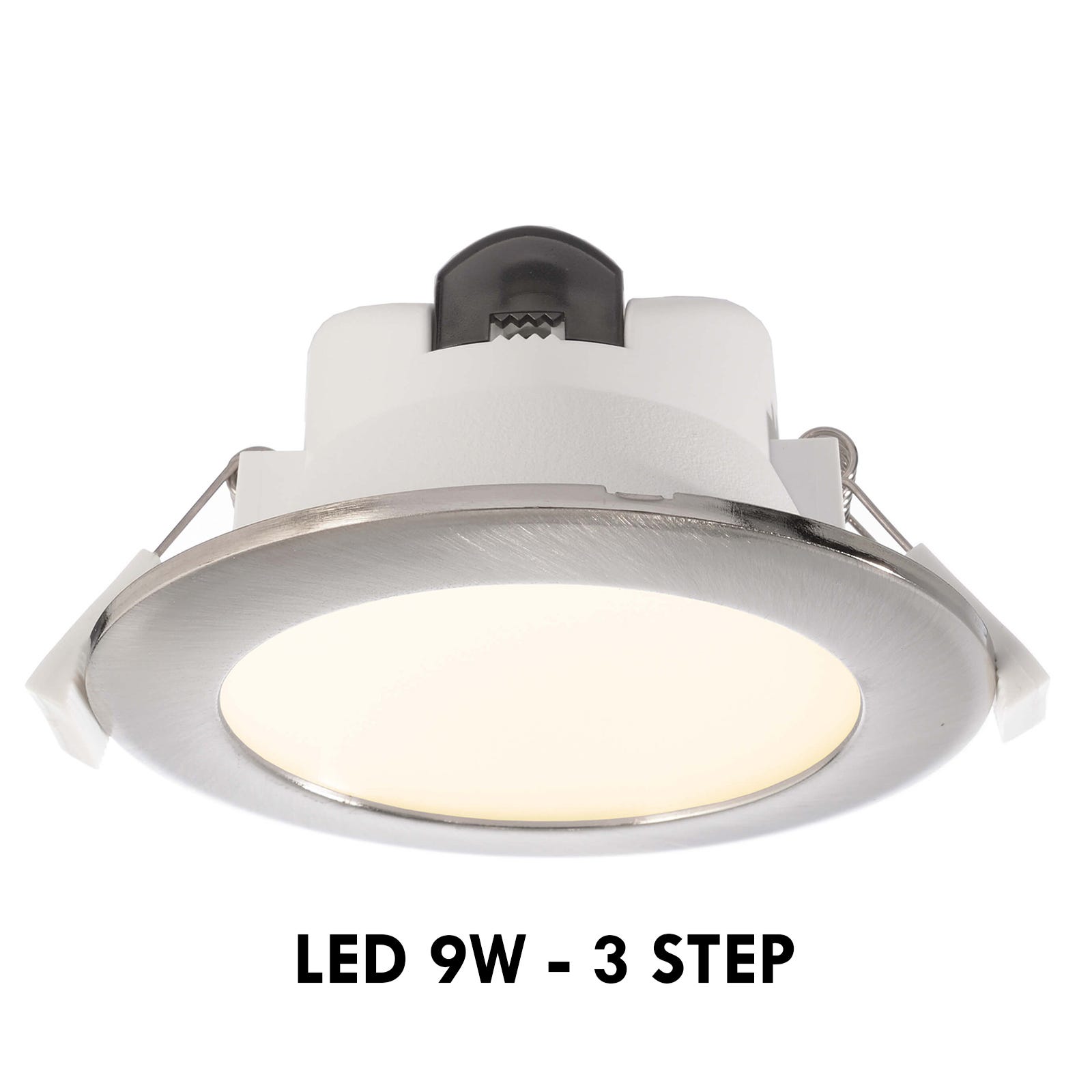 Foco LED pequeño, 9 luces de techo empotradas de 12 V 1 W para cocina,  escaleras, armario, pasillo, iluminación de bricolaje, blanco cálido,  blanco