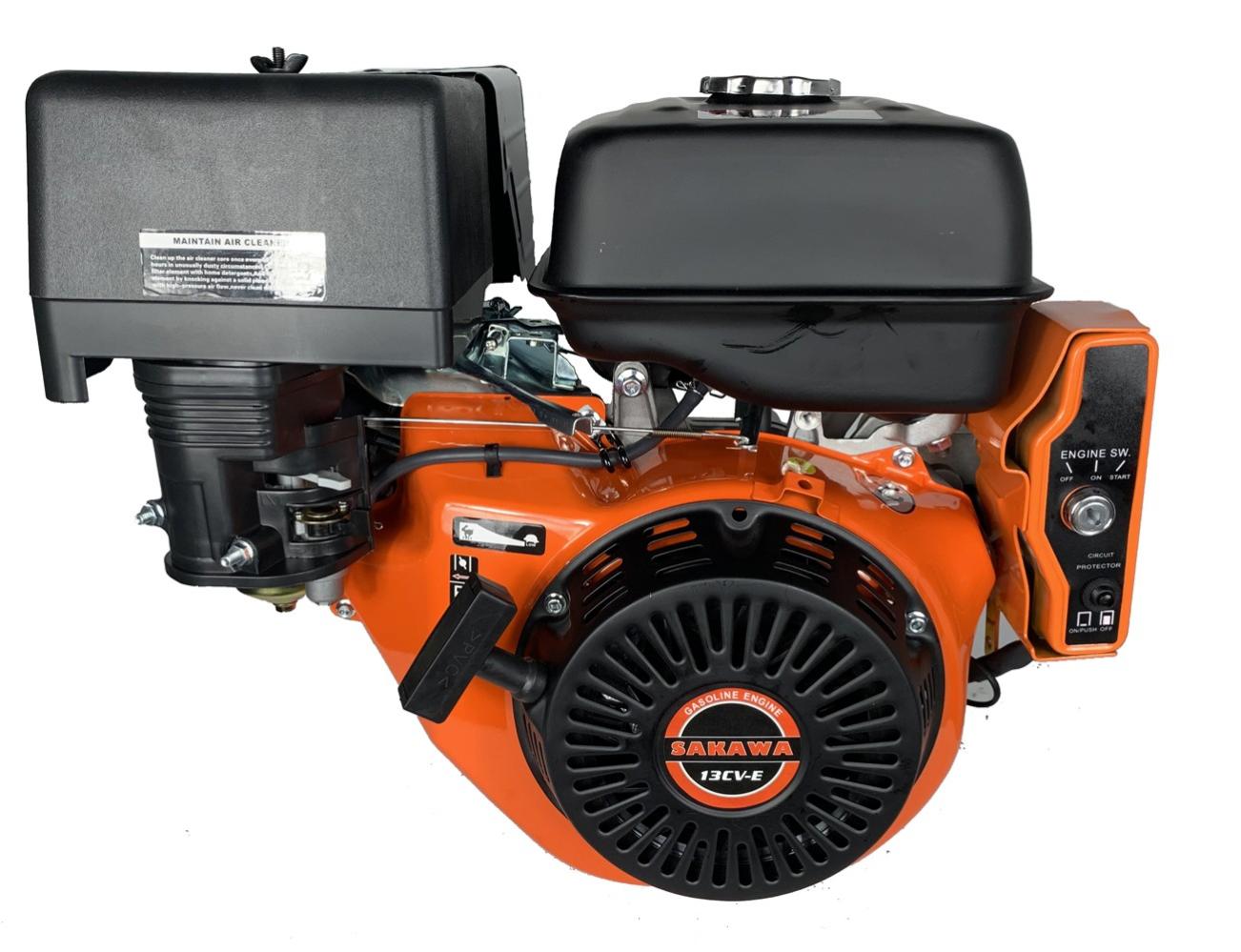 Moteur Essence 4 Temps 7,5CV - 3600 RPM - Démarrage Manuel/Électrique - Pour Kart, Générateur, Bétonnière