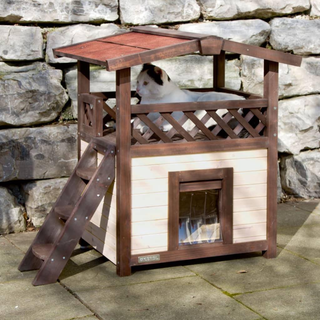 Cuccia Per Gatti Sharon Kerbl - Morbida E Lavabile, Diametro 50 Cm, Marrone - Foto 5