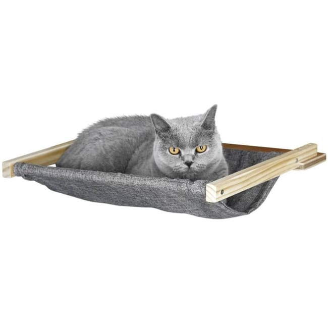 Kerbl Hamaca de pared para gatos Tofana 45x40 cm gris 81544