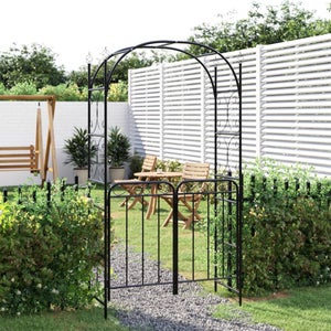 Arche de jardin extérieur H230 cm avec structure en acier et