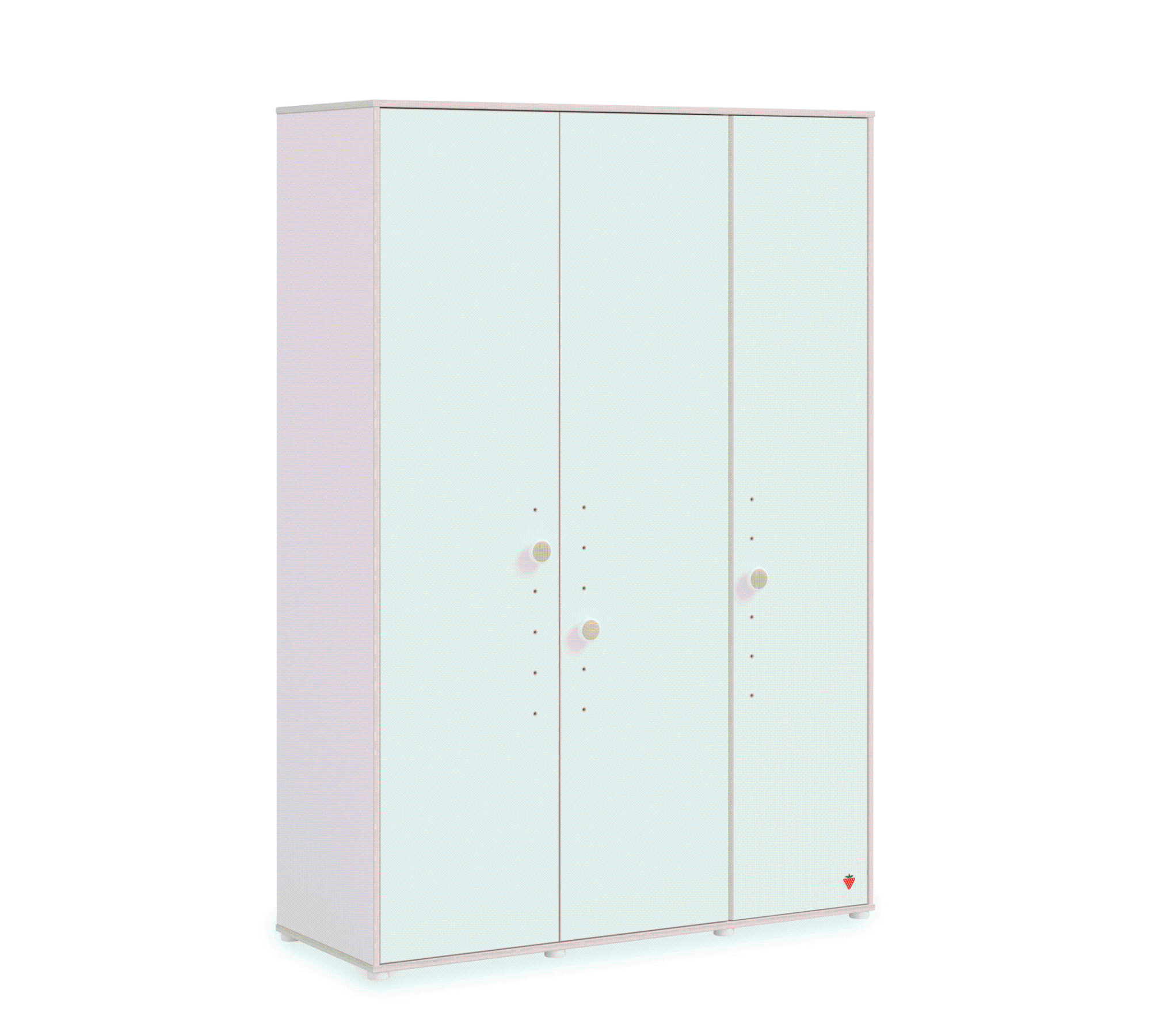 Armario 3 puertas blanco montes