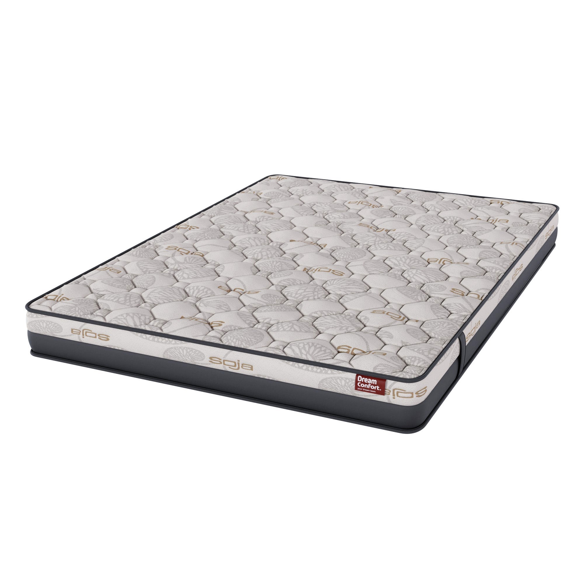 Matelas En Mousse à Mémoire De Forme Soja Cloud Essential 200x200 22 Cm ...