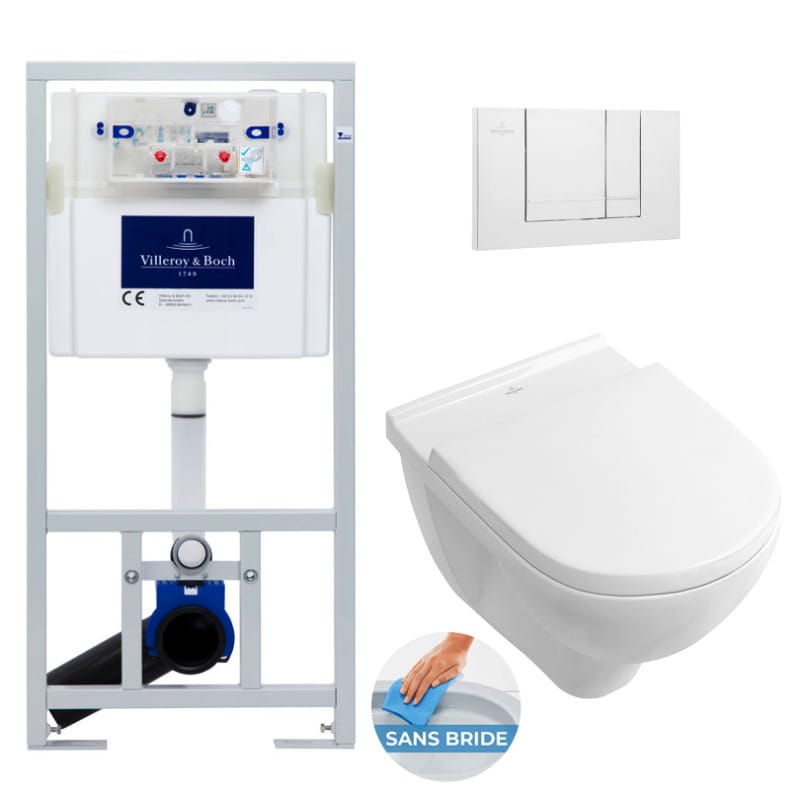 Changer abattant wc shop suspendu villeroy et boch