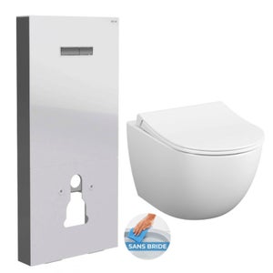 Brosse WC Suspendu Air Capsule - Déco Toilette Boutique