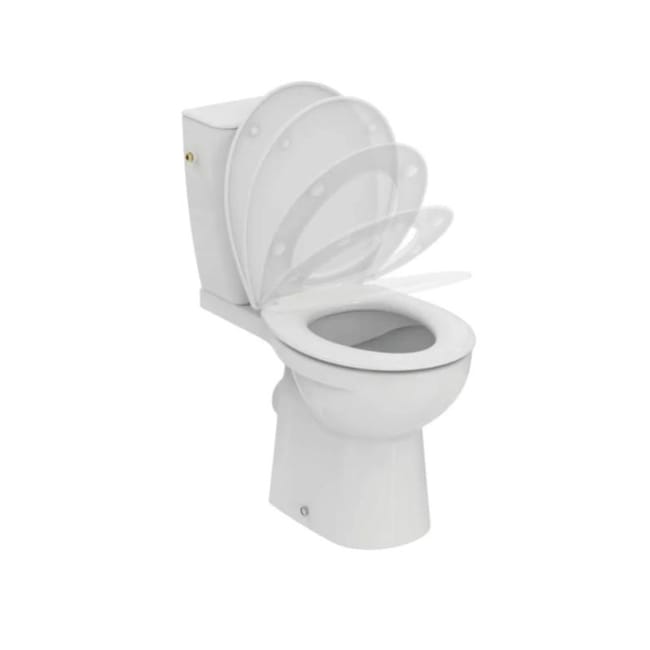 Ideal Standard Tirso Lot de 2 WC poser sans bride Cuvette en porcelaine vitrifi e fixations cach es abattant frein de chute