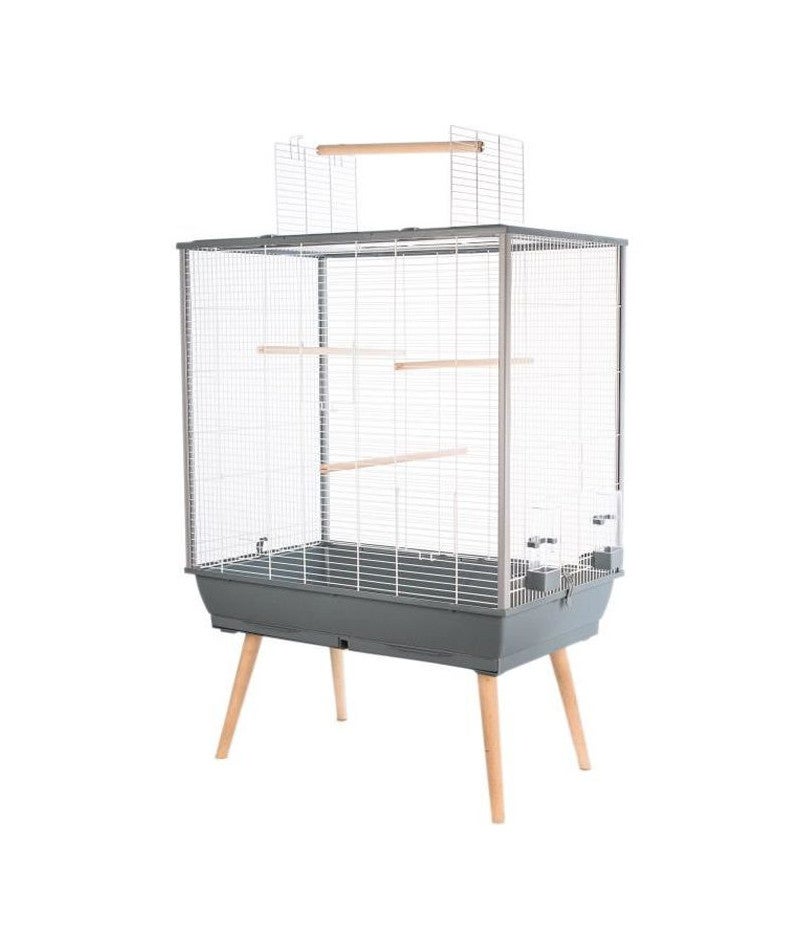  Zolux Neo Jili Bird Cage 78 x 47.5 x 112 cm Black : Pet  Supplies