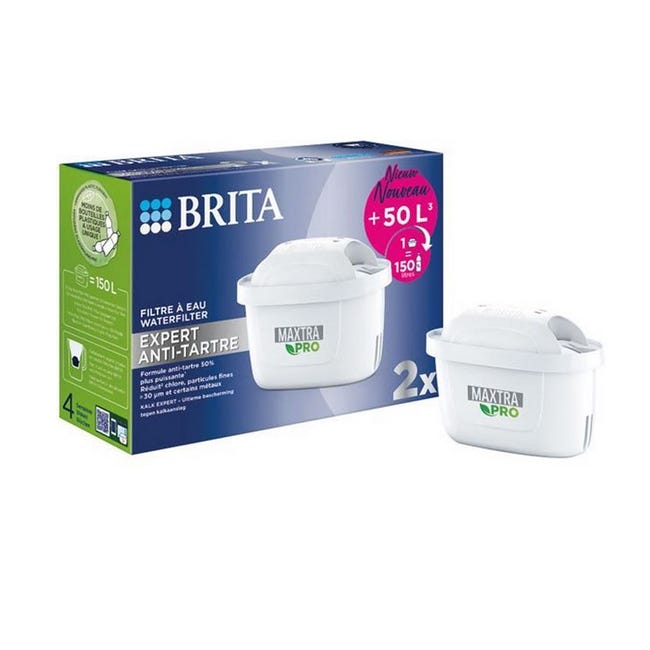 Pack de 3 Cartouches filtres à eau Brita Maxtra Pro-All-in-1
