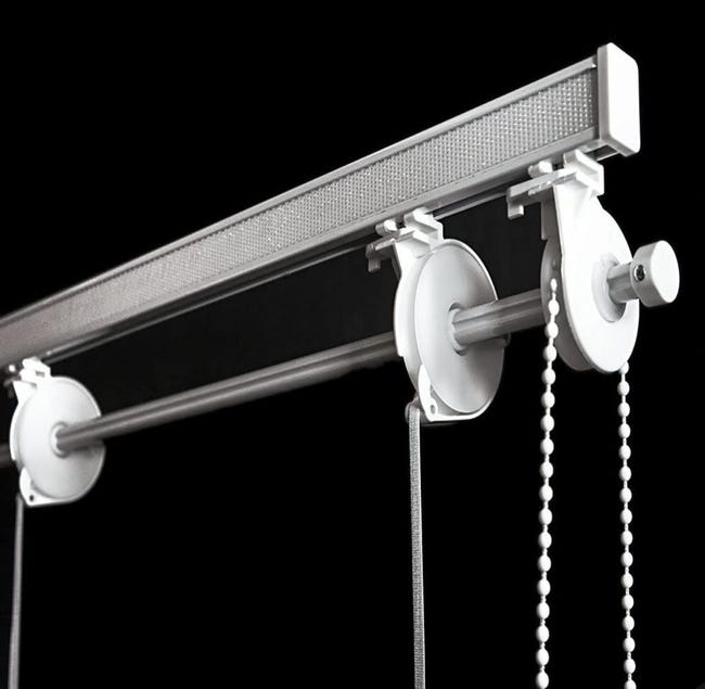 Tende Per Interni Tende Moderne Binario Tenda A Pacchetto Movimento A Catena Bastone Con Binario Tenda Soffitto - Foto 7