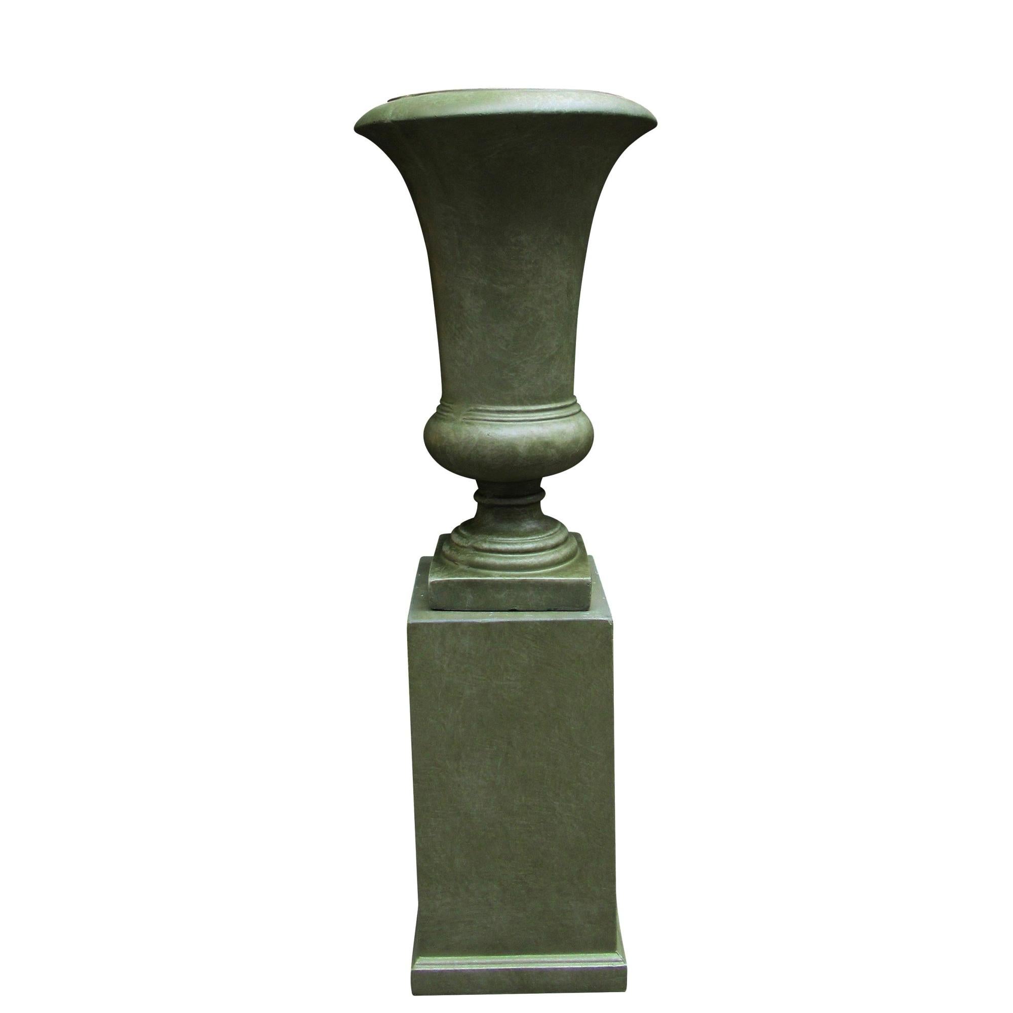 Vaso per erbe aromatiche MEDRA forbici per erbe aromatiche, 15 cm, verde oliva, vaso rotondo