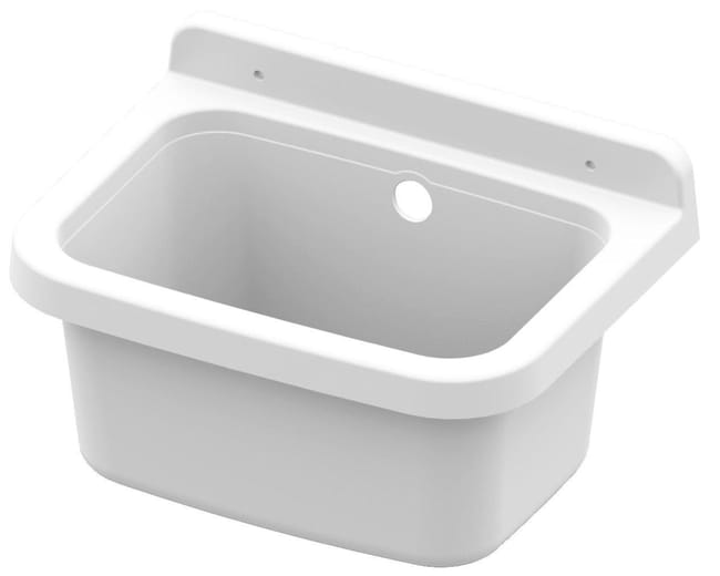 Lavatoio Da Esterno Bonussi 60x40x25 Cm - Resina Bianco Per Giardino - Foto 14