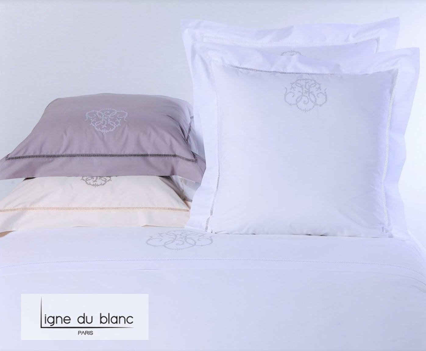 Housse de couette percale 80 fils - 260x240 - - LIGNE DU BLANC - LINGE