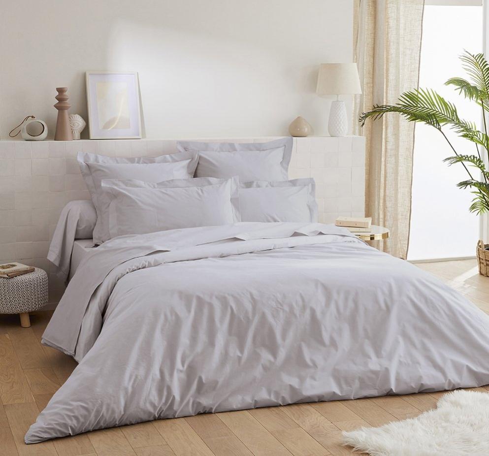 Housse de couette en satin de coton Carlotta