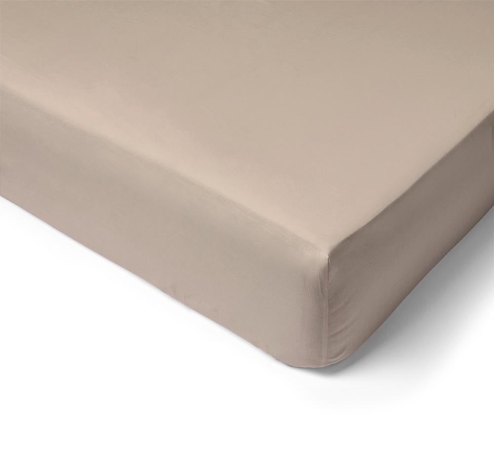 Drap housse 160x200 + 30 cm 100% Percale de Coton 80 fils Sauge | Leroy