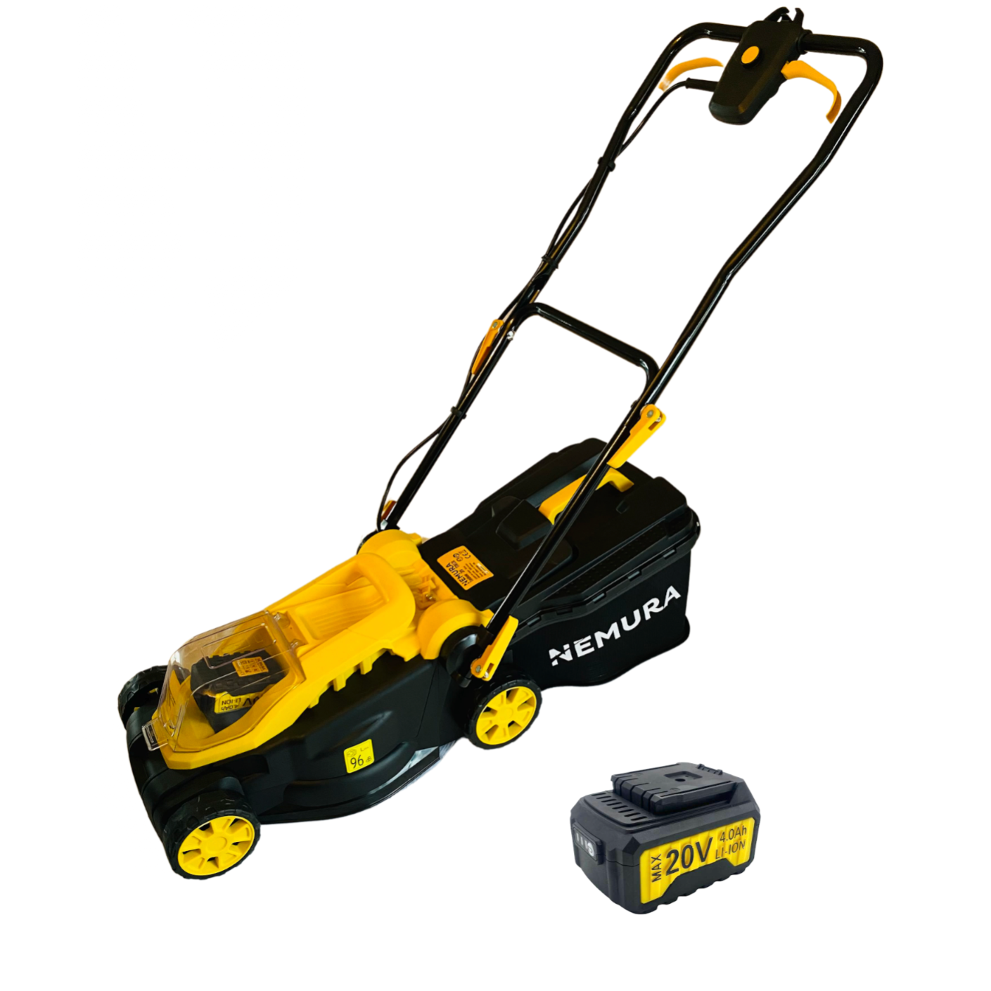 Tosaerba A Batteria 33cm Litheli - Batteria 20V 4.0Ah, Sacco 30L - Foto 6