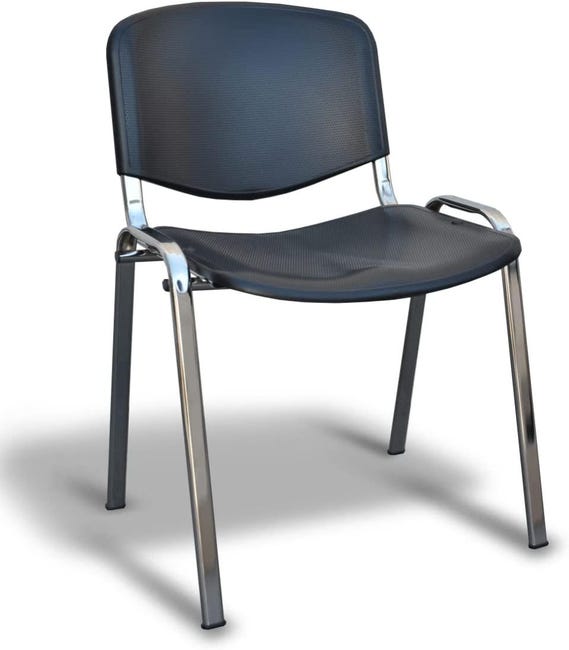 Set Di 2 Sedie Da Giardino Impilabili In Alluminio E Textilene - Foto 12