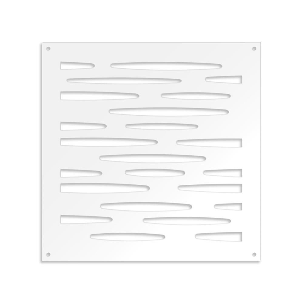 Panneau Décoratif Perforé MDF Pour Cacher Un Radiateur - Modèle M23, 120x30 Cm, épaisseur 3/4/6 Mm - Marque Laserkris