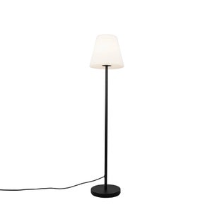 Lampe d'extérieur sur pied noire 100 cm avec piquet et passe-câble -  Charlois