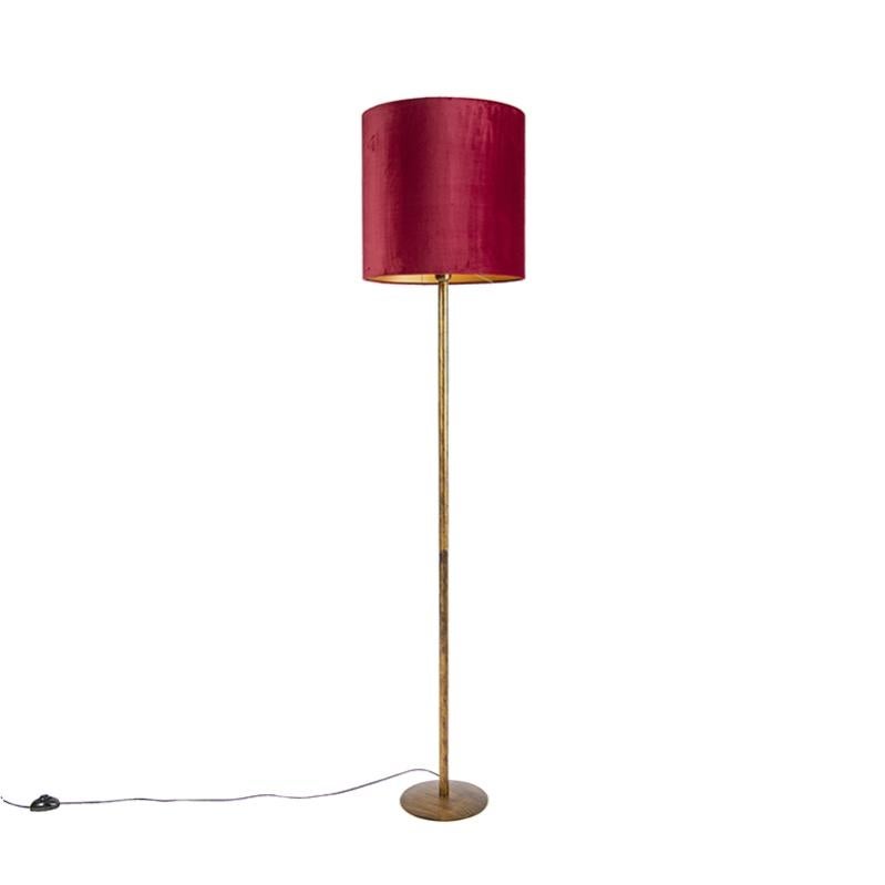 Locuetyn Lampada in piuma, Lampade da terra in piuma di struzzo per soggiorno Lampada da terra oro con piuma bianca blu rosa dimmerabile adatto per il regalo alla figlia