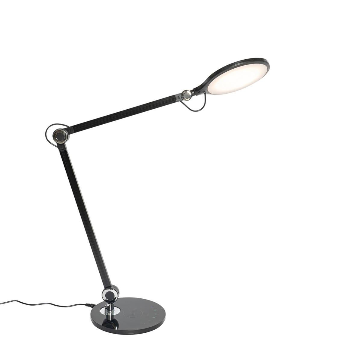 Lampada Da Tavolo Led Circle Bianca 8W Con Ricarica USB Dimmerabile Con Temperatura Colore Regolabile Aigostar 6