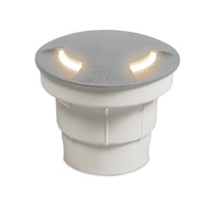 Lampada da terra sfera da terra giardino per esterno bianca granito 48cm  ip44 - 4E1F