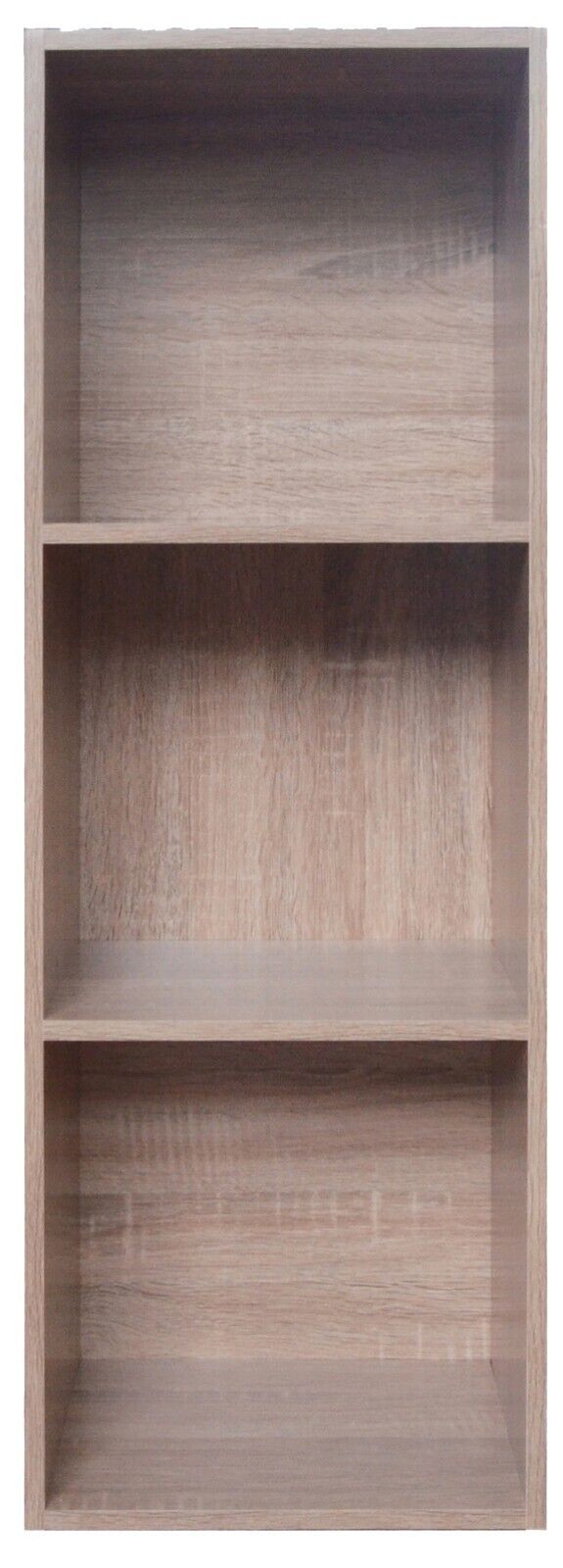 Libreria Scaffale Legno 3 Ripiani Cubi Design Relax cm 31x30x91 Rovere