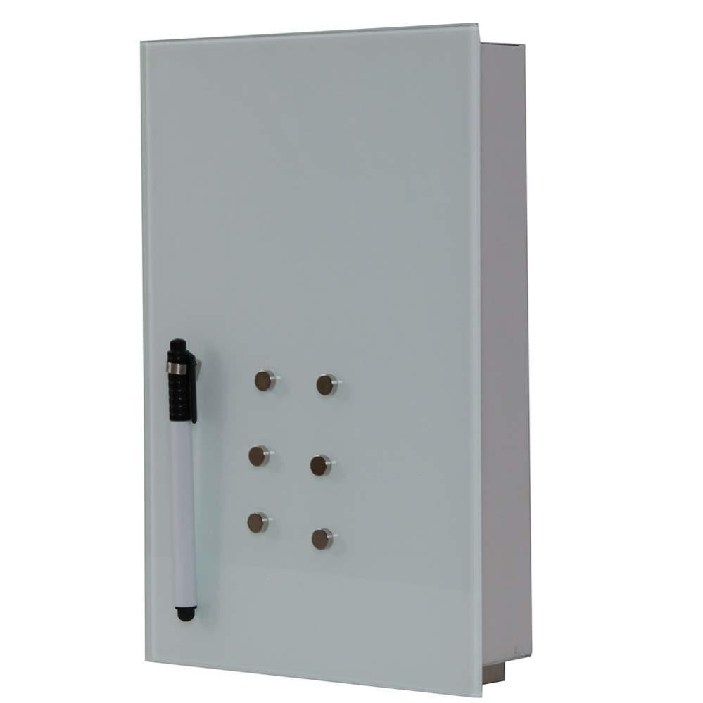 Cassetta Portachiavi Zeller Con Lavagna - 6 Ganci, Chiusura Magnetica, MDF Nero 22x5x30cm