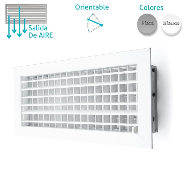 Rejillas de aire acondicionado: Tipos y usos - Mator