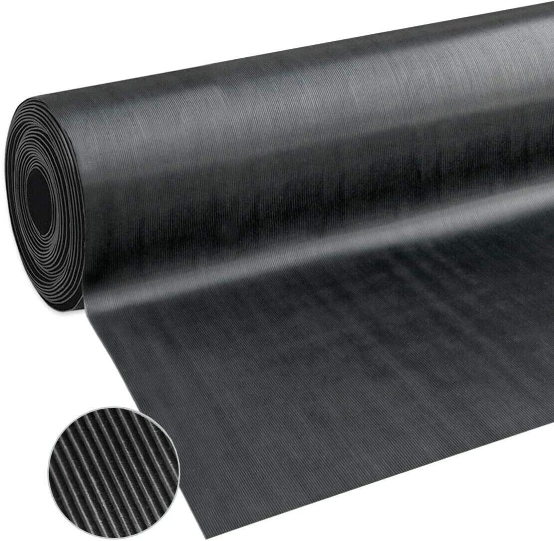 TAPPETO GOMMA NERA H120 BOLLATO SPESSORE 3 MM COPRIPAVIMENTO A METRO - Foto 7