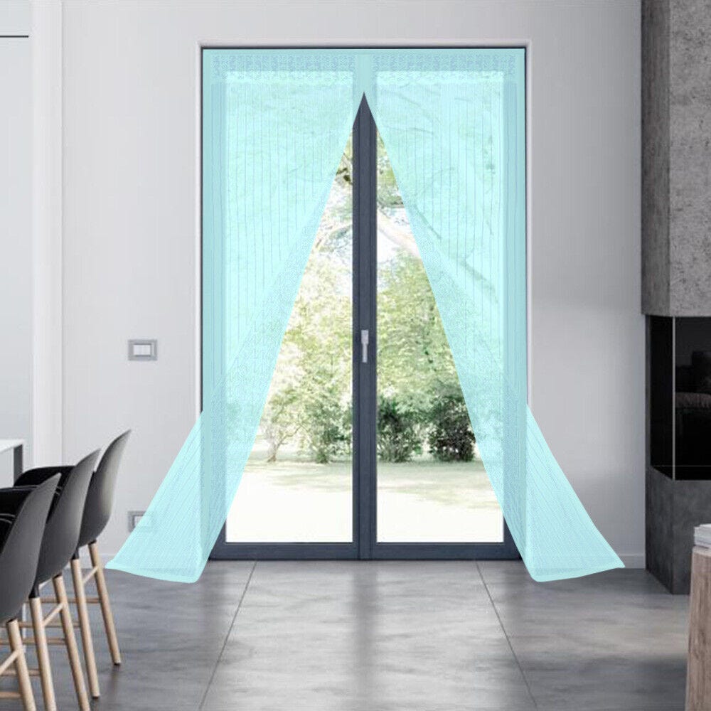 Tenda zanzariera magnetica M per finestra L 150 x H 180 cm grigio