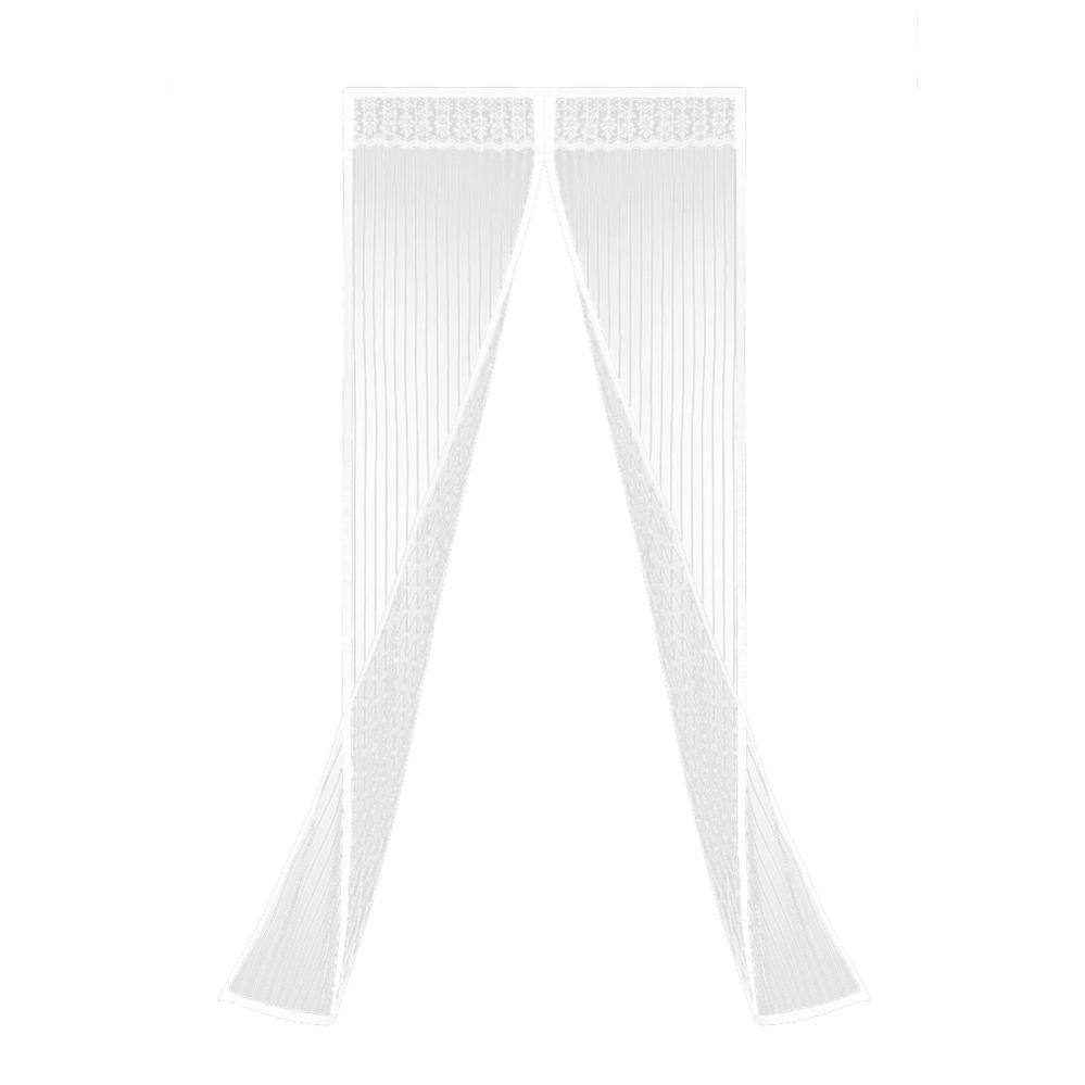 Tenda Antizanzare Con Zip – 90x210 Cm, Montaggio Senza Fori, Per Balcone, Patio E Soggiorno, Anti-gatto