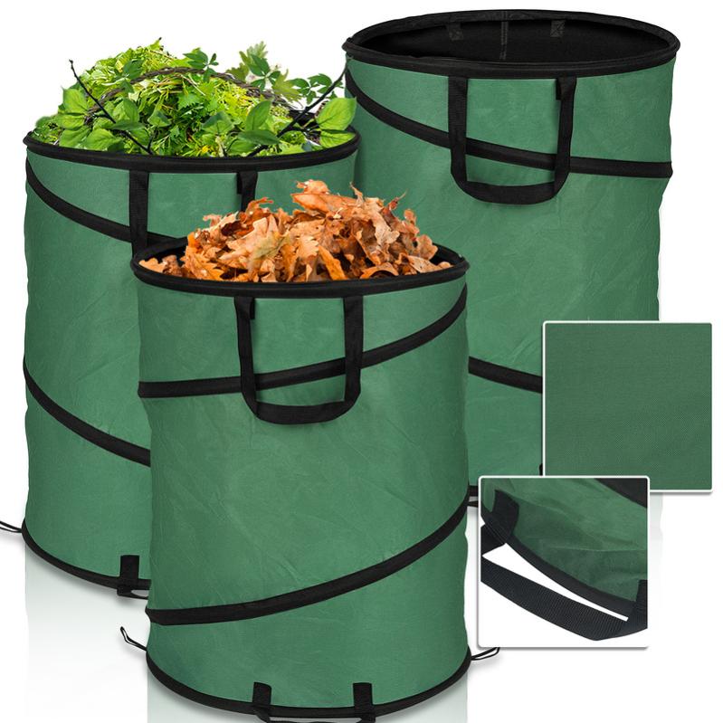 Qiilu Sac à feuilles de jardin Sac de Feuille de Jardin, Larme