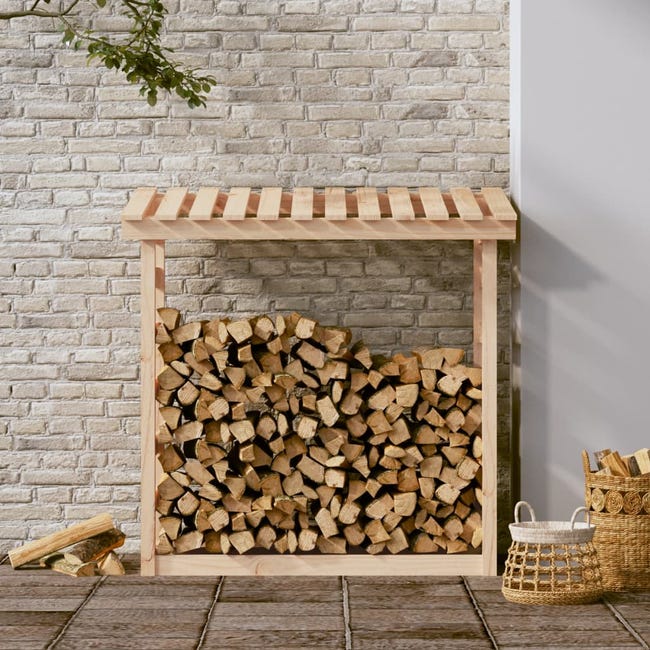 Support pour bûches de bois de chauffage, avec roues de 63,5 cm