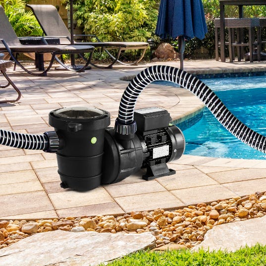 Pompe de filtration pour piscine hors sol 800W - 10 m3 heure 