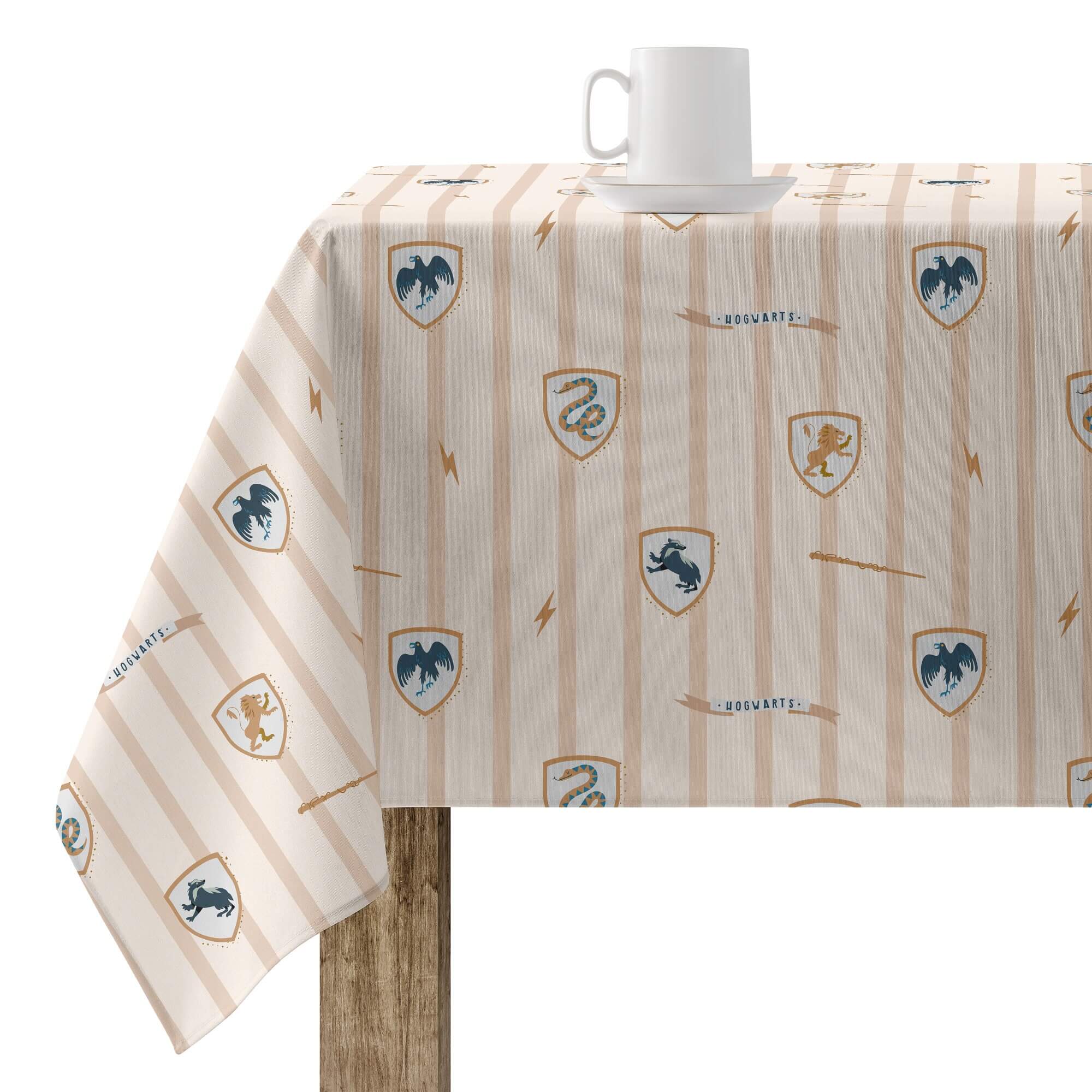 Mantel antimanchas de tela resinado por metros - Dibujos infantil nordic  ikeacolors 45032-1