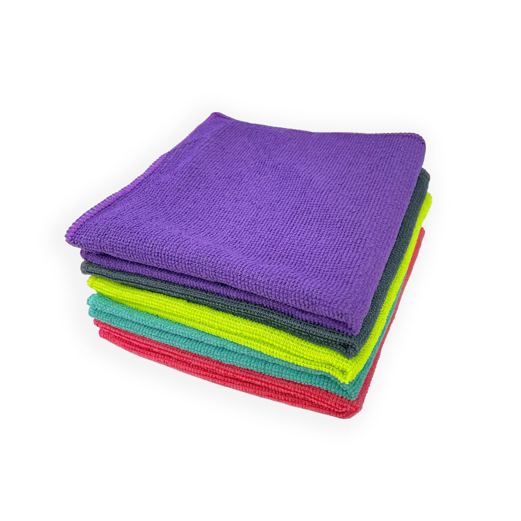 Acomoda Textil – Bayetas de Microfibra 38x38 cm. Toallas Absorbentes,  Suaves y Resistentes para Limpieza. (10 unidades)